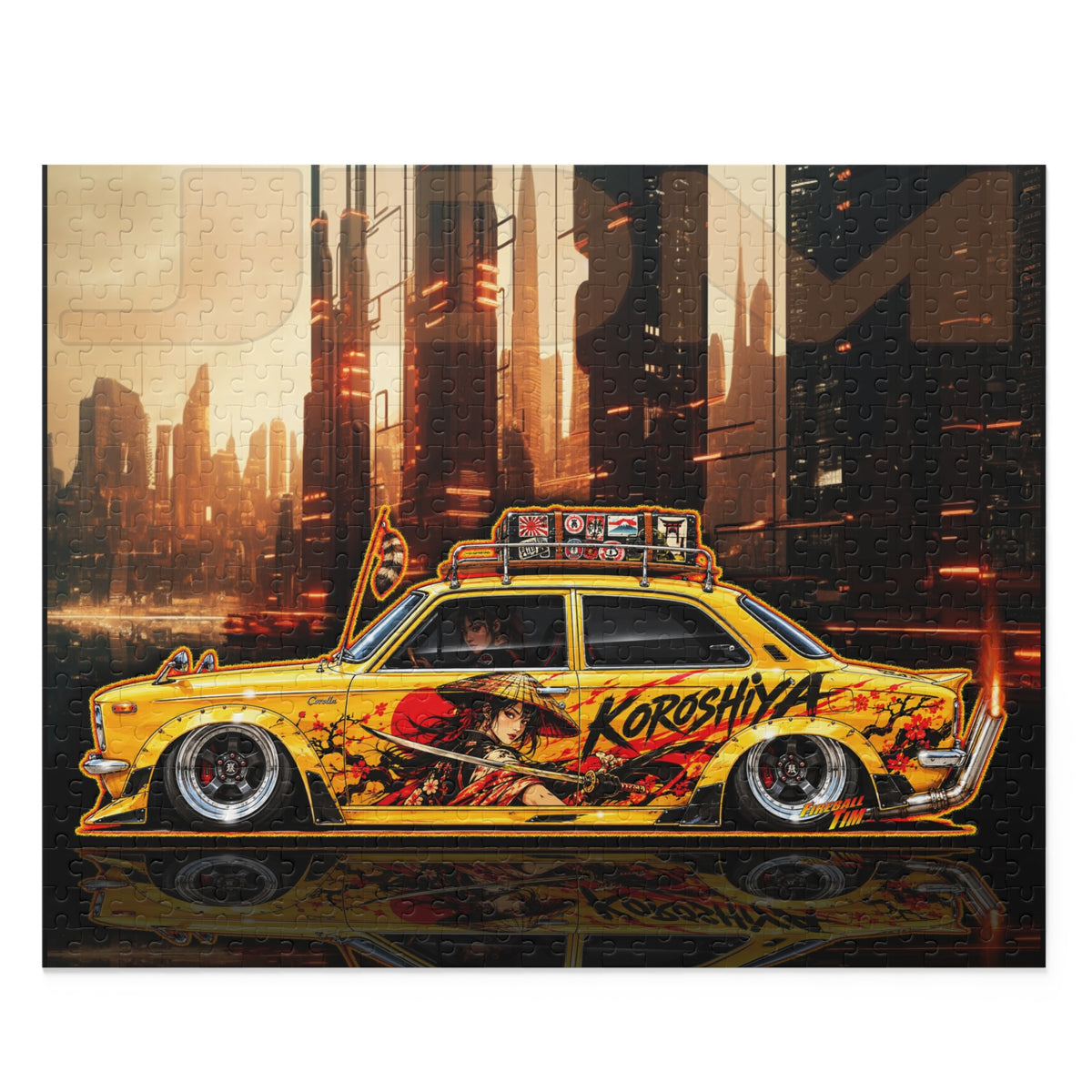 JDM 1966 TOYOTA COROLLA Jigsaw Puzzle — Retro Japanese Cars (120/252/500‑Piece)