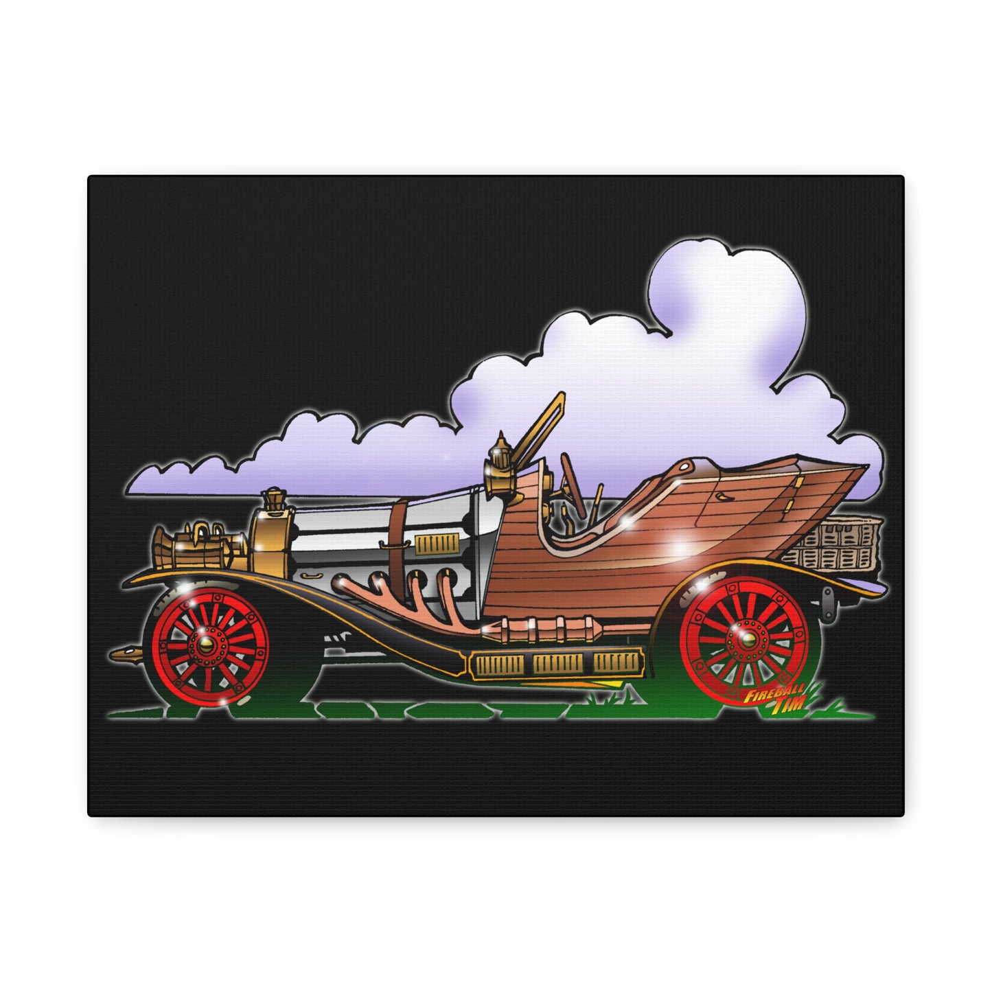 CHITTY CHITTY Bang Bang Movie Car Concept Art Canvas Print 11x14