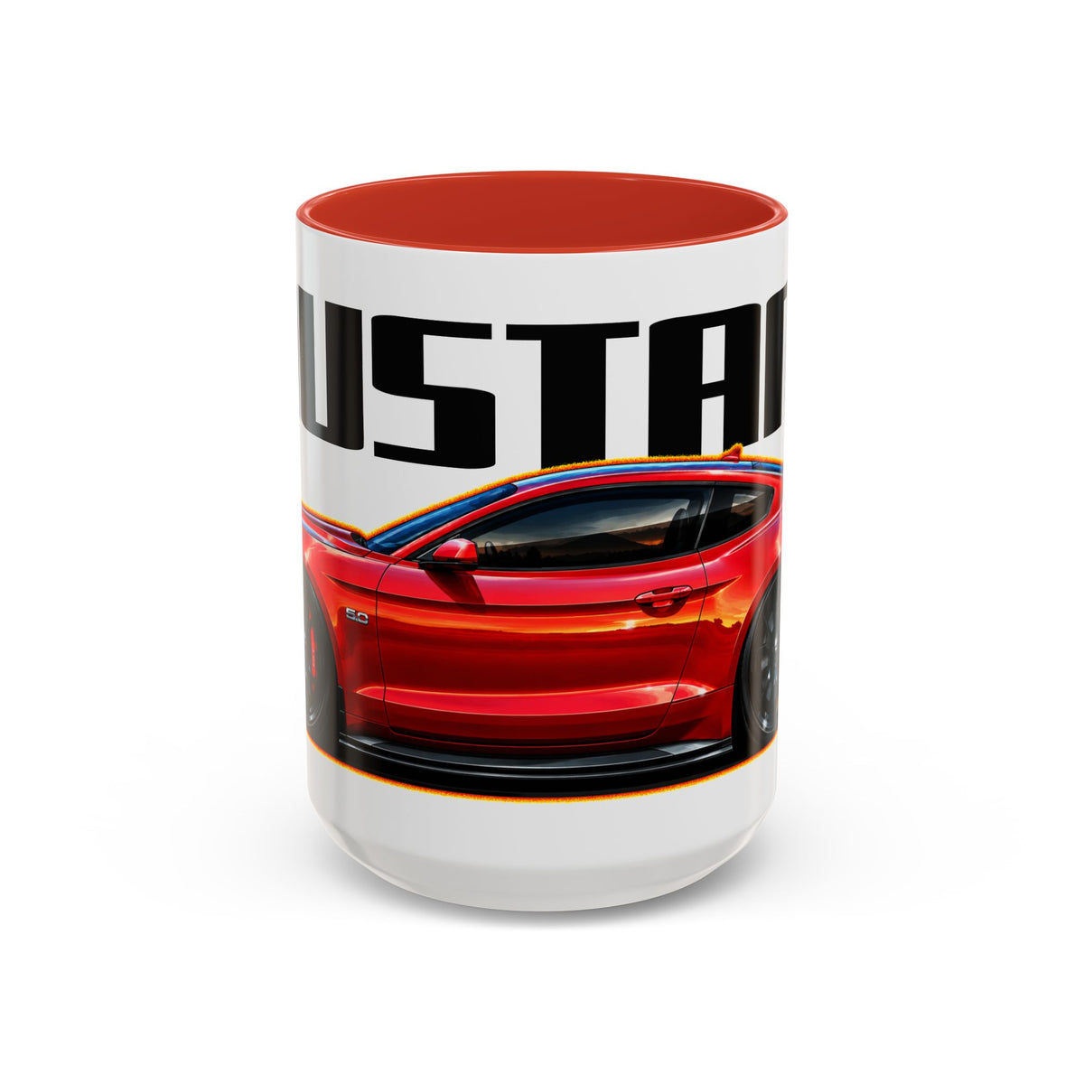 FORD MUSTANG 2019 GT 5.0 Collectible Fireball Art Coffee Mug - 2 Sizes