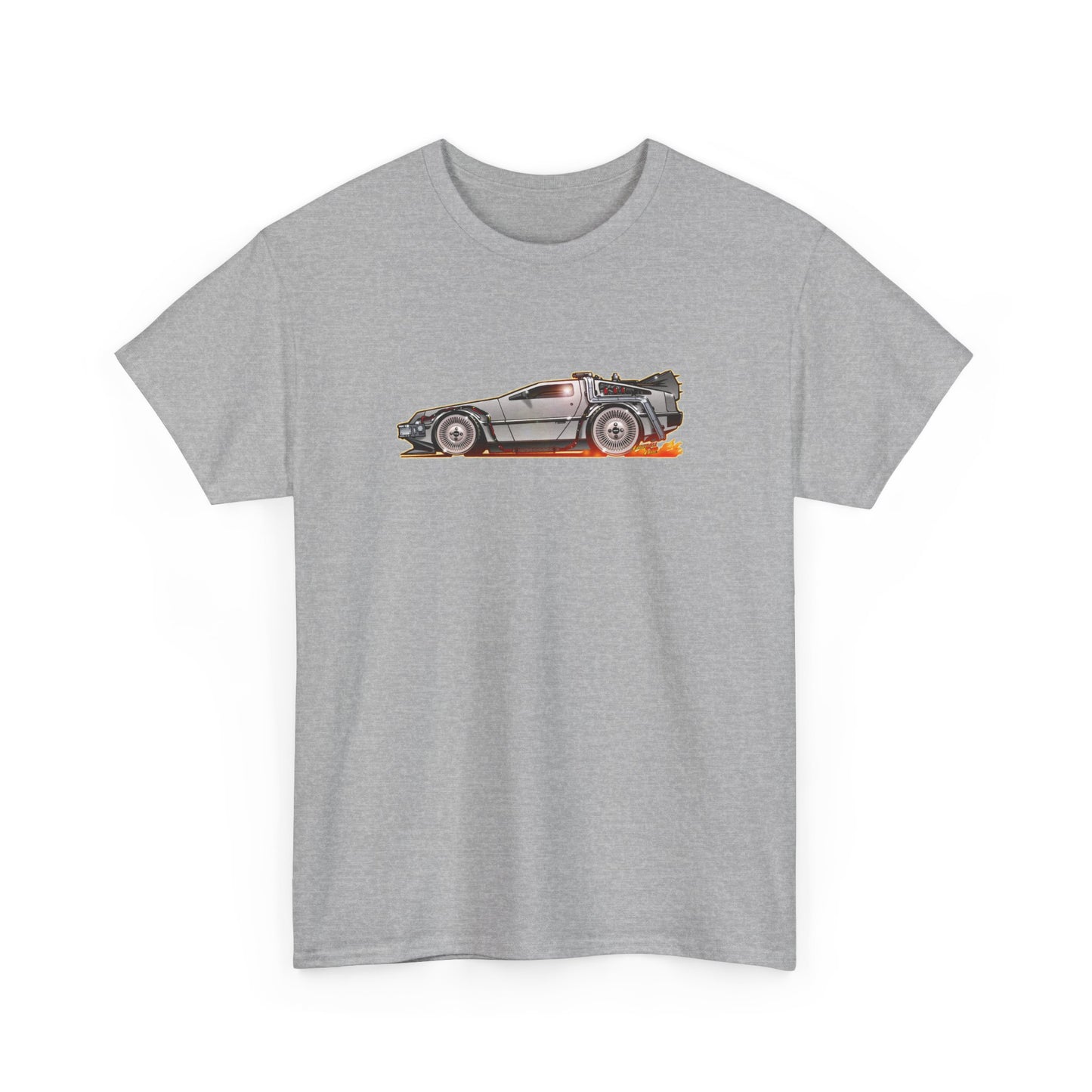 BACK TO THE FUTURE DELOREAN Time Machine Concept Art Tee Shirt 11 Colors