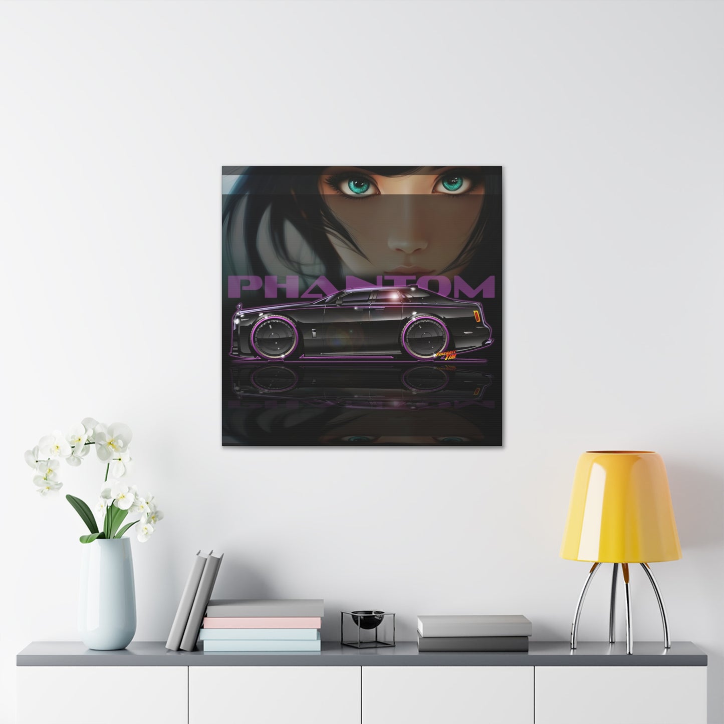 ROLLS ROYCE PHANTOM SPECTRE Canvas Wall Art Print MASTERPRINT 3 Sizes
