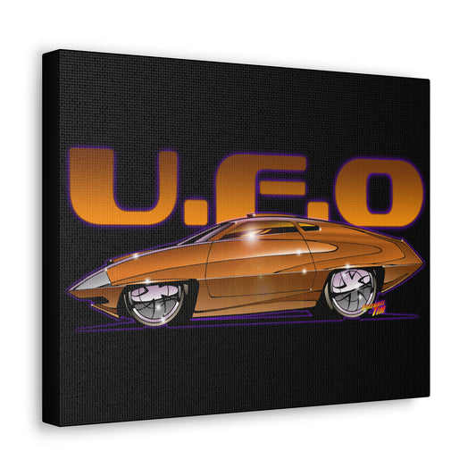 UFO ED STRAKER CAR TV Car Concept Art Canvas Print 11x14