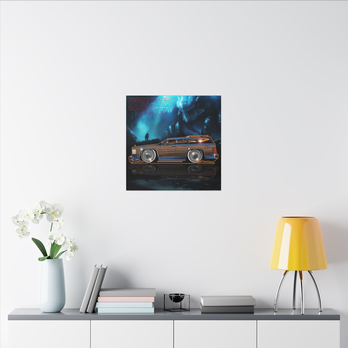 STRANGER THINGS Mercury Colony Park Wagon Collectible Canvas Art Wall Print - Multiple Sizes