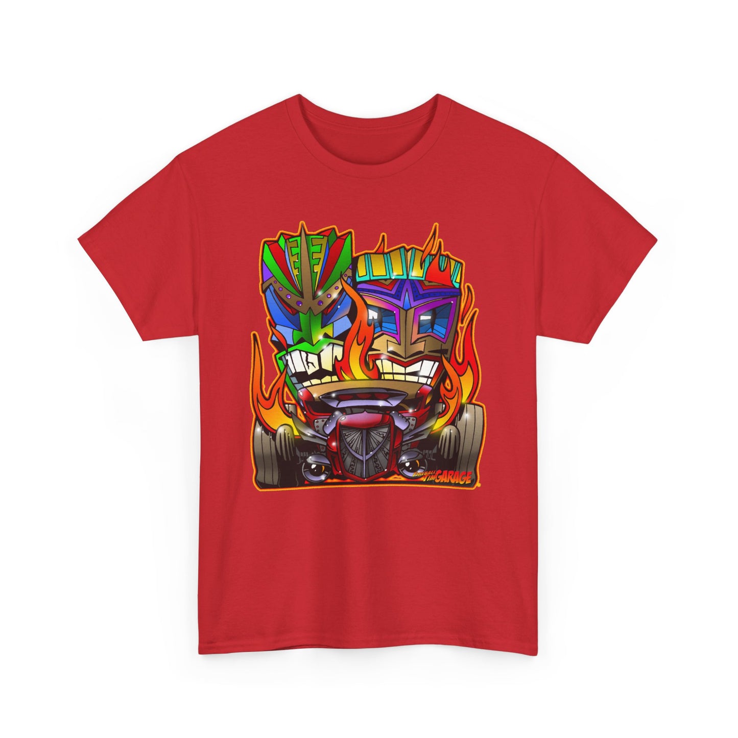 HOT ROD TIKIS Concept Art Tiki Unisex Heavy Cotton Tee 13 Colors