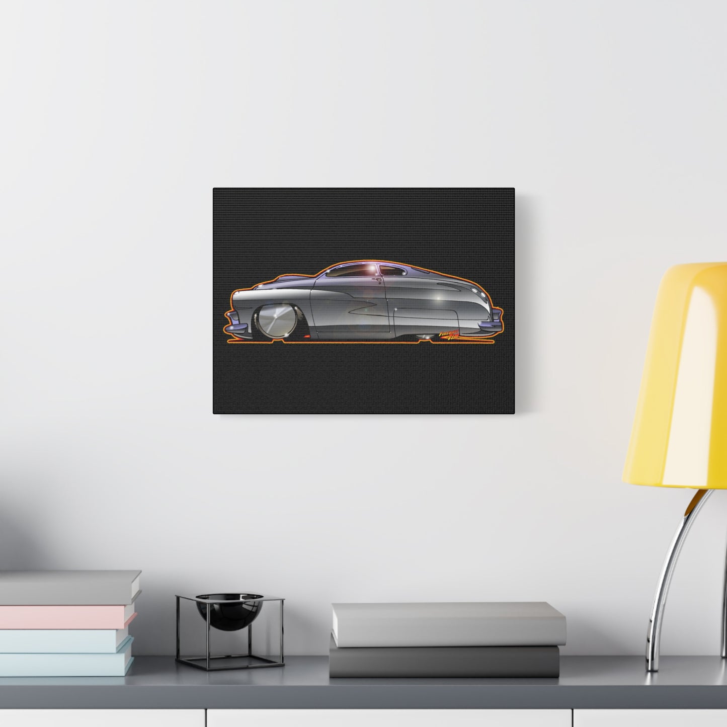 COBRA MERCURY Sylvester Stallone Collectible Fireball Art Canvas Print