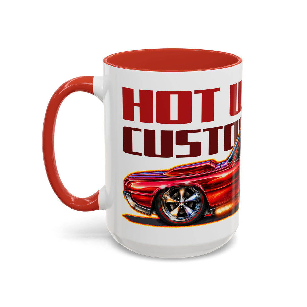 HOT WHEELS Sweet 16 CUSTOM TBIRD Collectible Fireball Art Coffee Mug - 2 Sizes