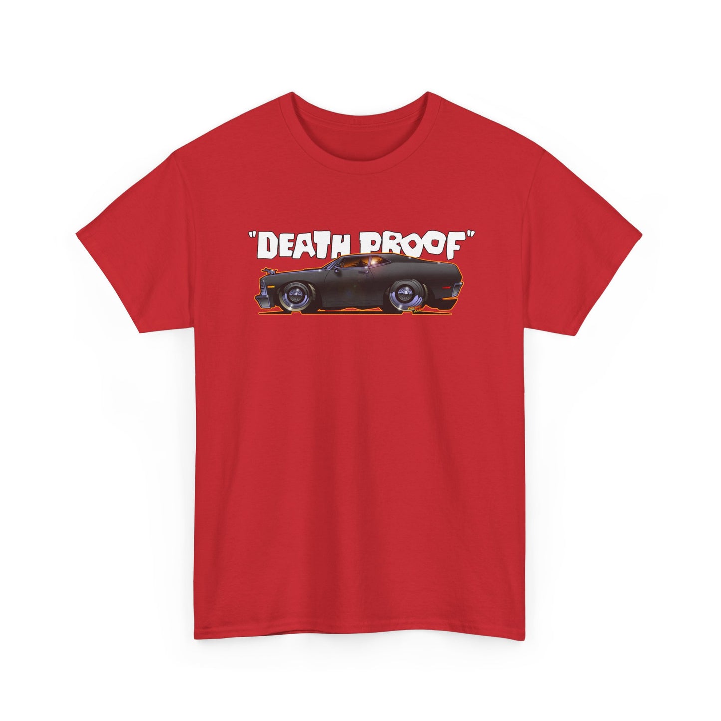 DEATH PROOF 1971 Chevy Nova Movie Car Tee Shirts - Multiple Colors
