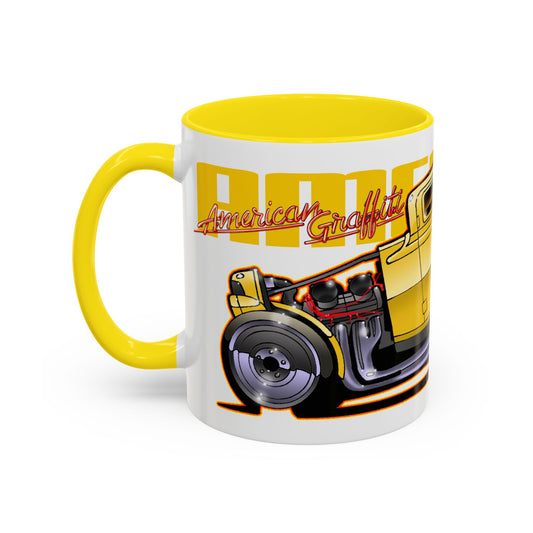 AMERICAN GRAFFITI '32 HOT ROD Movie Car Collectible Fireball Art Coffee Mug - 2 Sizes