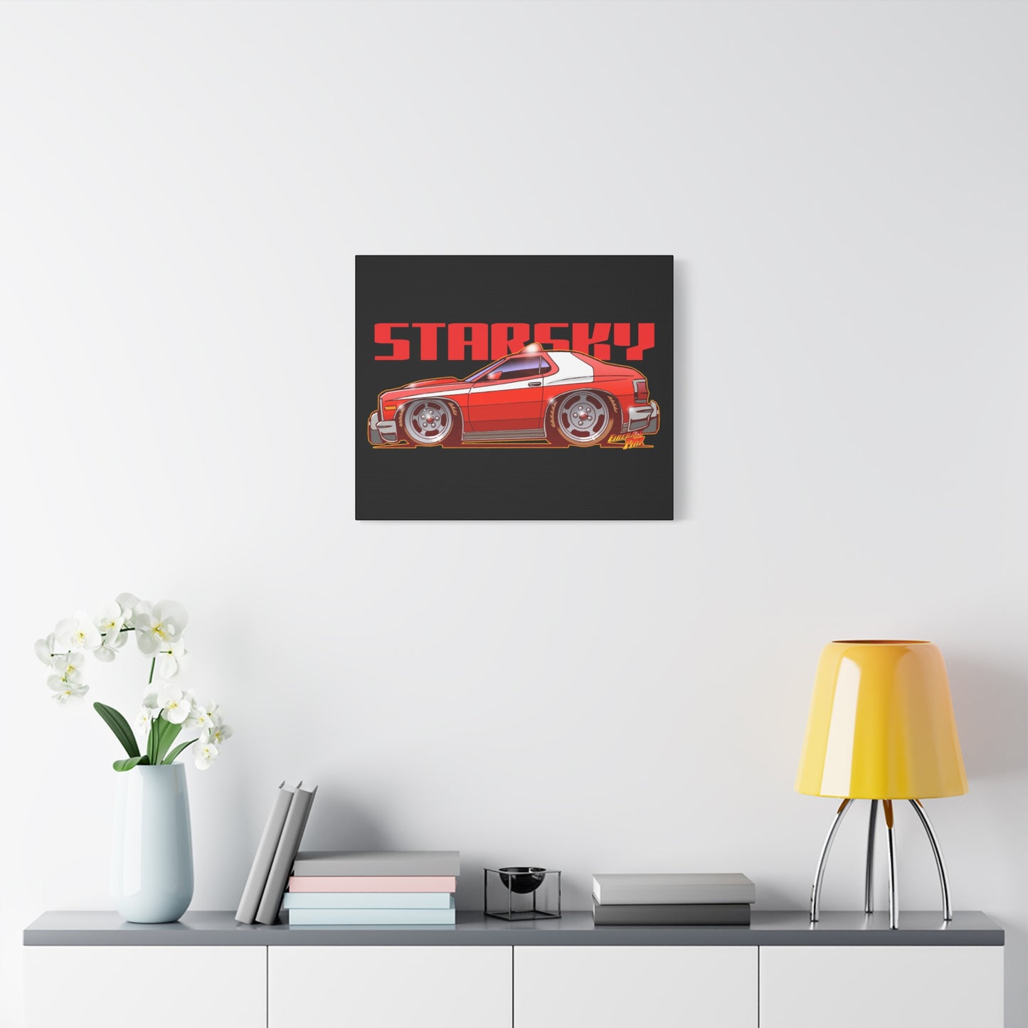 STARSKY Torino Fireball Canvas Art Print - 11x14