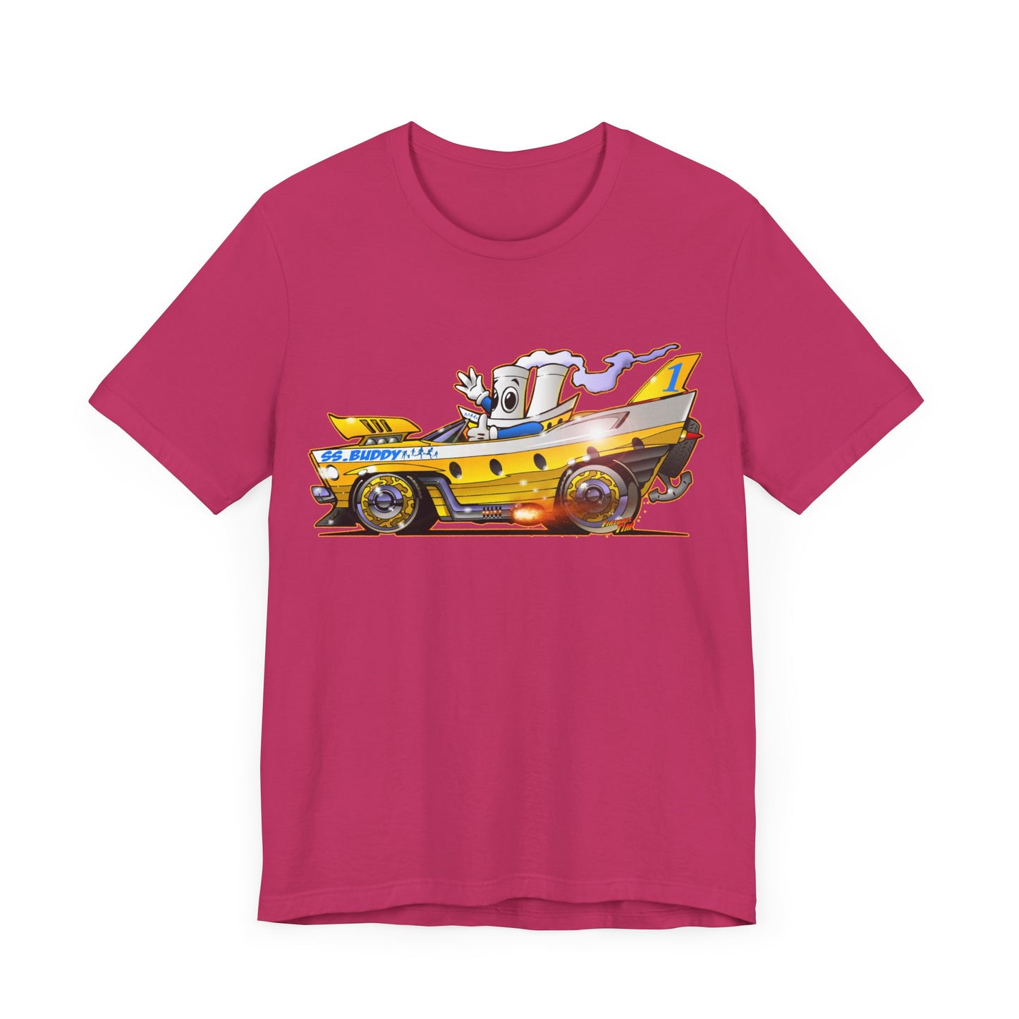 BUDDY CRUISE BUDDYMOBILE Custom Car Art Short Sleeve Tee in 17 Colors