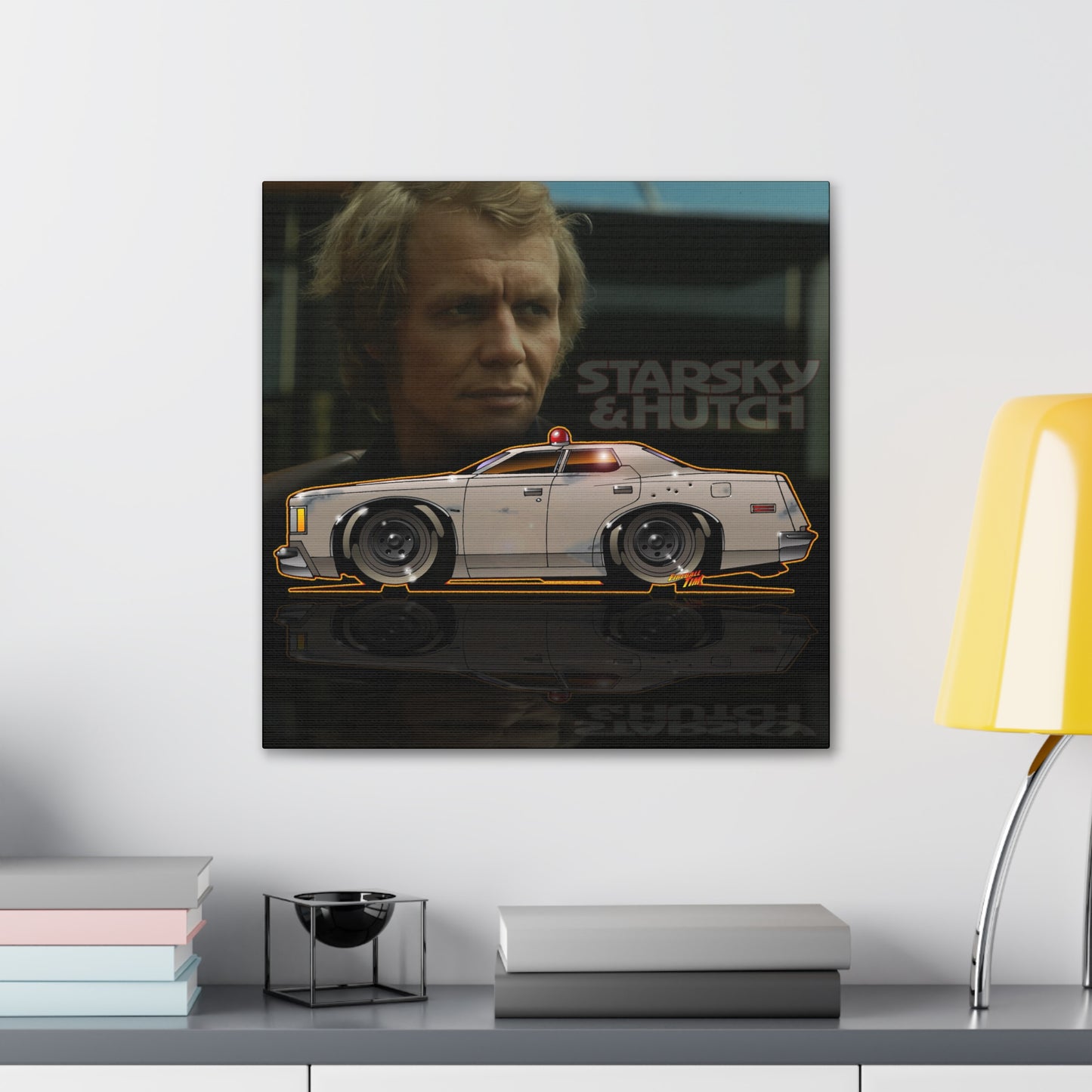STARSKY AND HUTCH Hutchmobile TV Show Canvas Wall Print 2 Sizes