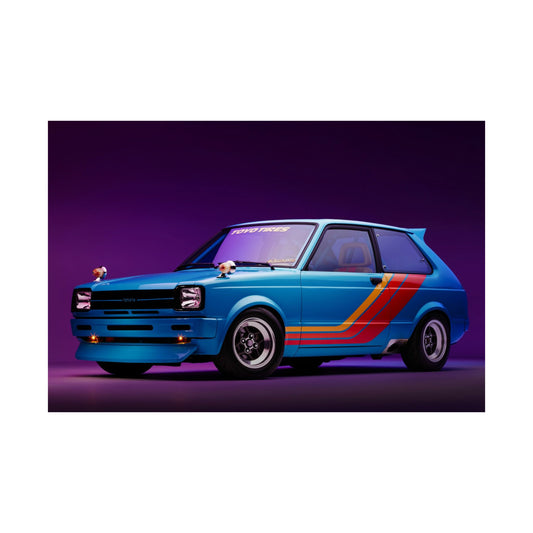 TOYOTA STARLET Peter Kappen Visualize Ventura Photography Poster Art - 2 Sizes
