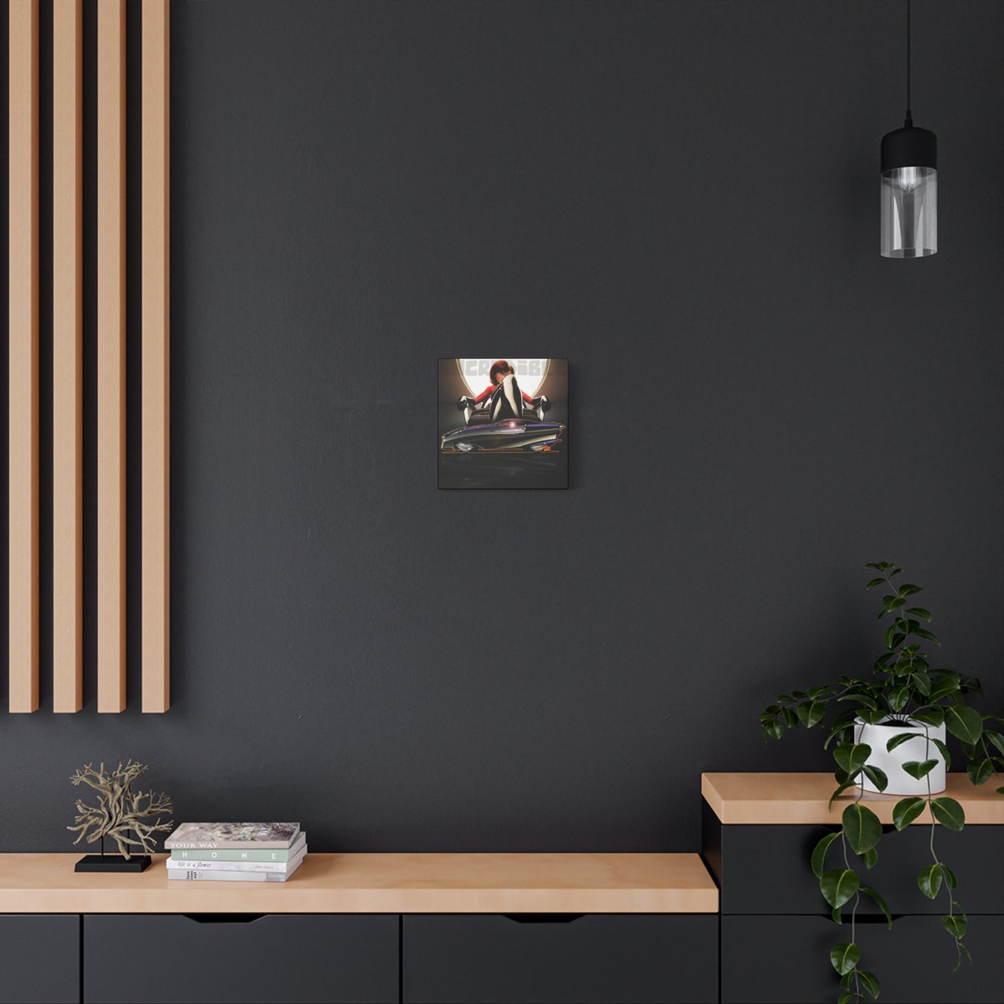 PIXAR INCREDIBLES Incredicar Canvas Art Wall Print - 12x12