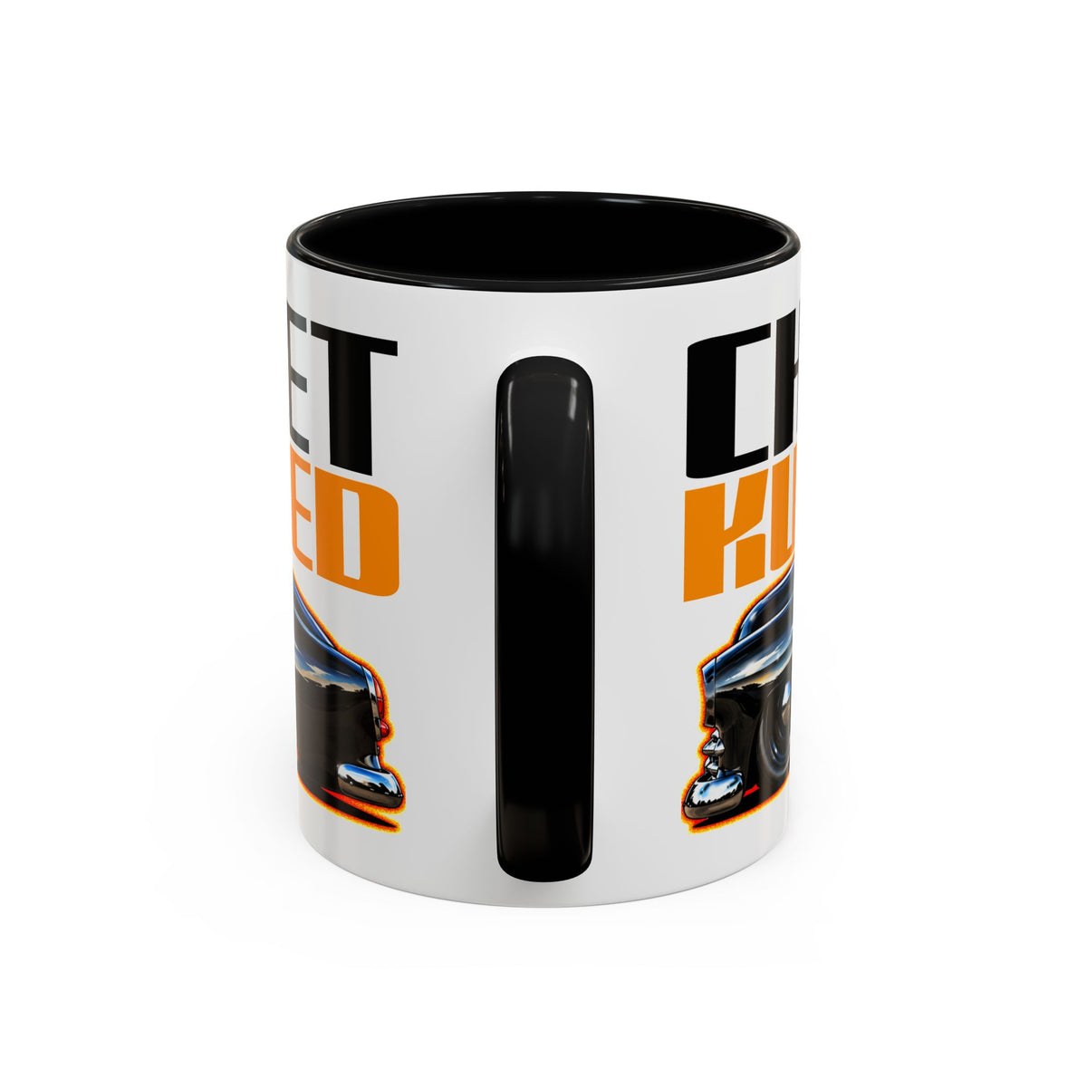 CHEVROLET KUSTOM SLED Classic Car Collectible Fireball Art Coffee Mug - 2 Sizes