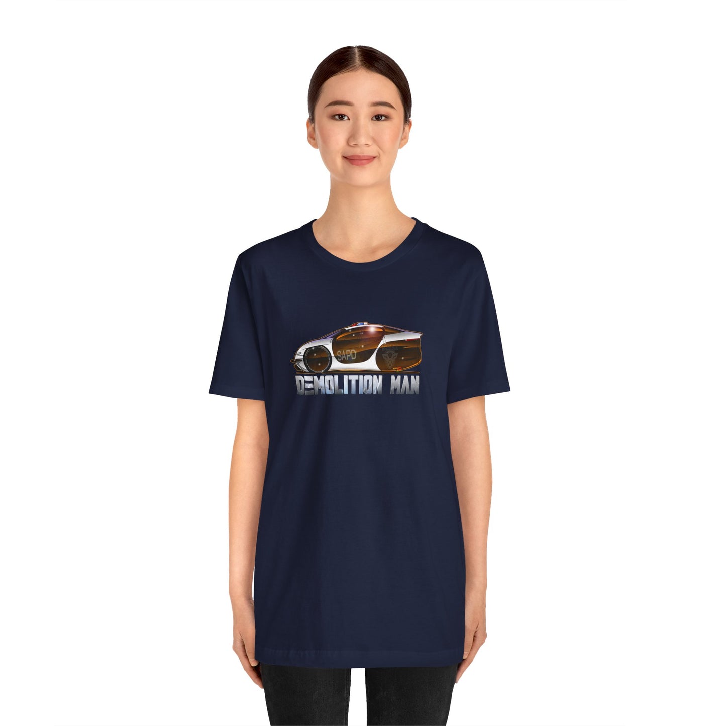 DEMOLITION MAN 2032 Police Cruiser Concept Art Short Sleeve Tee 9 Colors