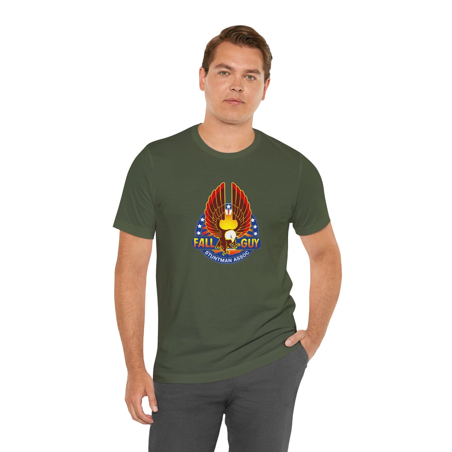 THE FALL GUY Stuntman Association Unisex Jersey Short Sleeve Tee - 12 Colors