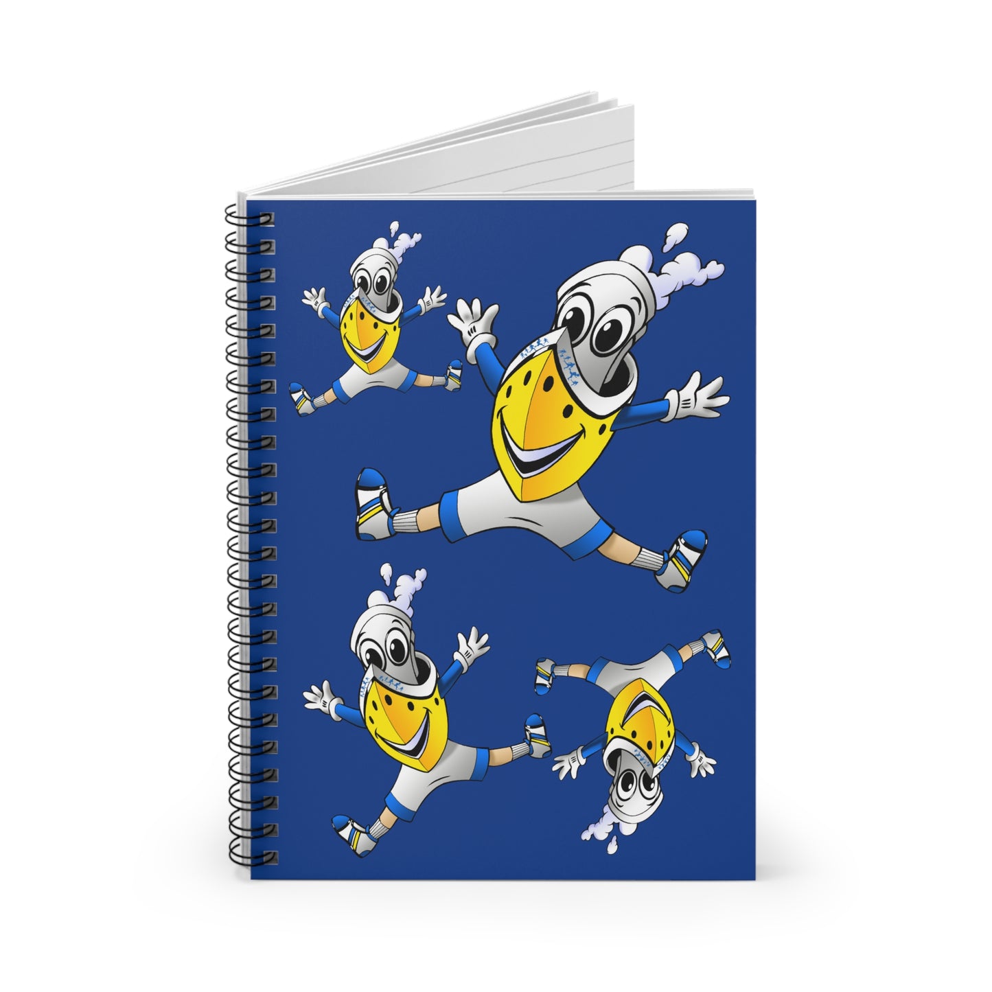 BUDDY CRUISE Buddy Blue Spiral Notebook - Ruled Line - Great for Journaling & Drawing!