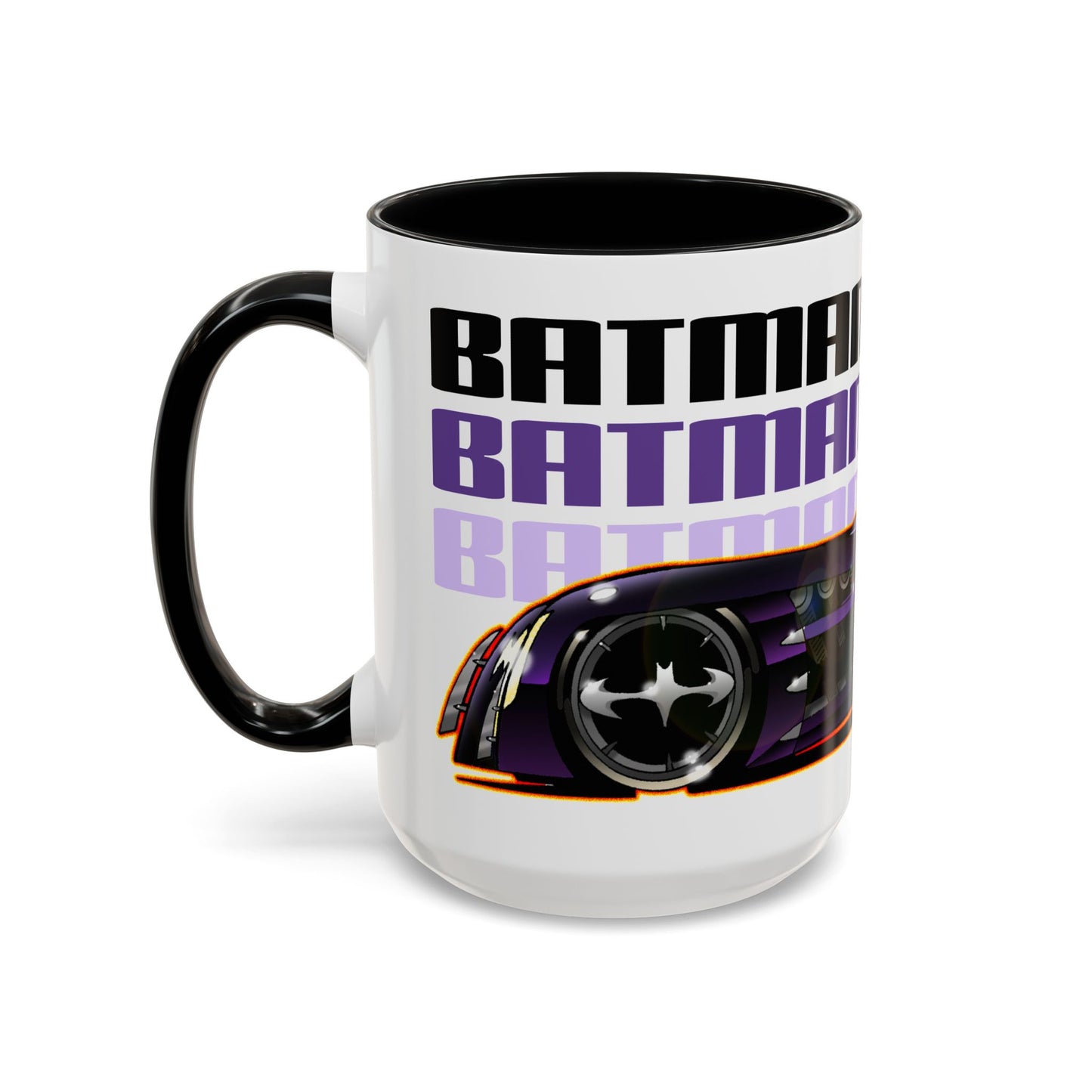 BATMAN & ROBIN 1997 BATMOBILE Movie Car Fireball Art Collectible Coffee Mug - 2 Sizes