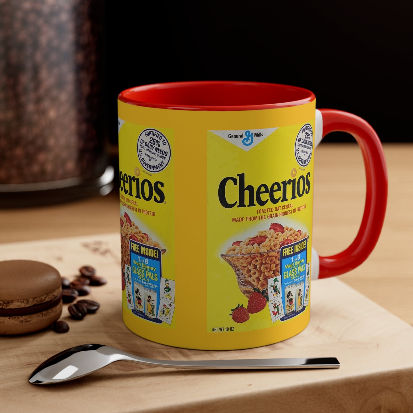 CHEERIOS Vintage Breakfast Cereal Mug 11oz