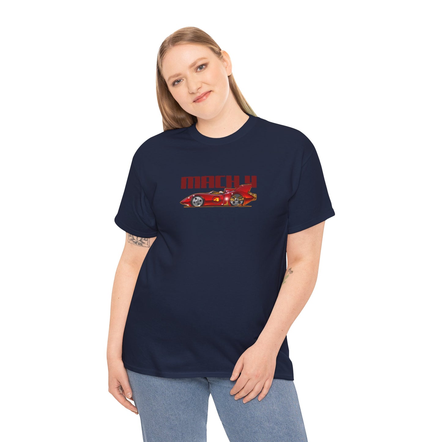 SPEED RACER MACH 4 Fireball Art Cotton Tee Shirt - Colors
