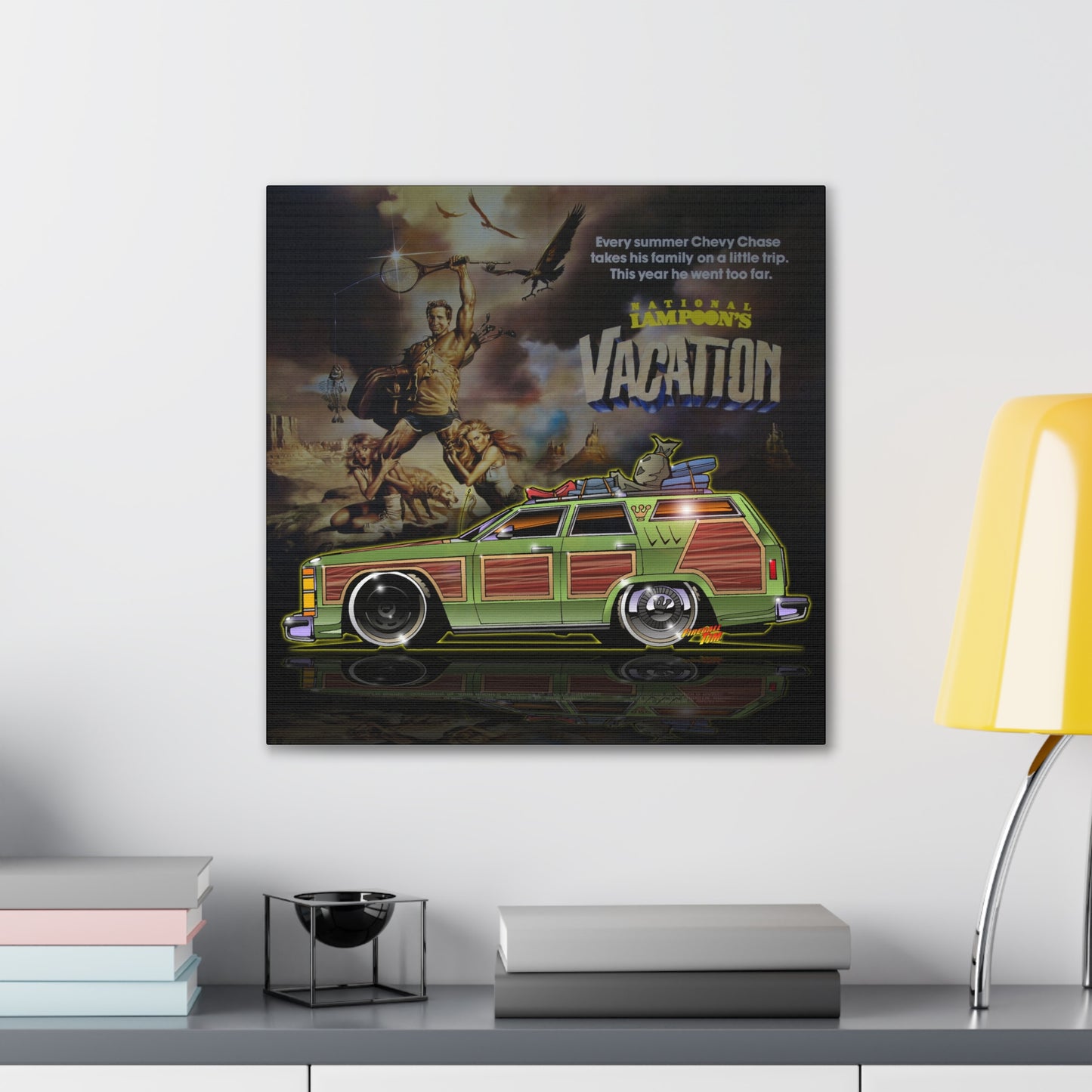 NATIONAL LAMPOON'S FAMILY VACATION Truckster Station Wagon Canvas Art Print - Sizes