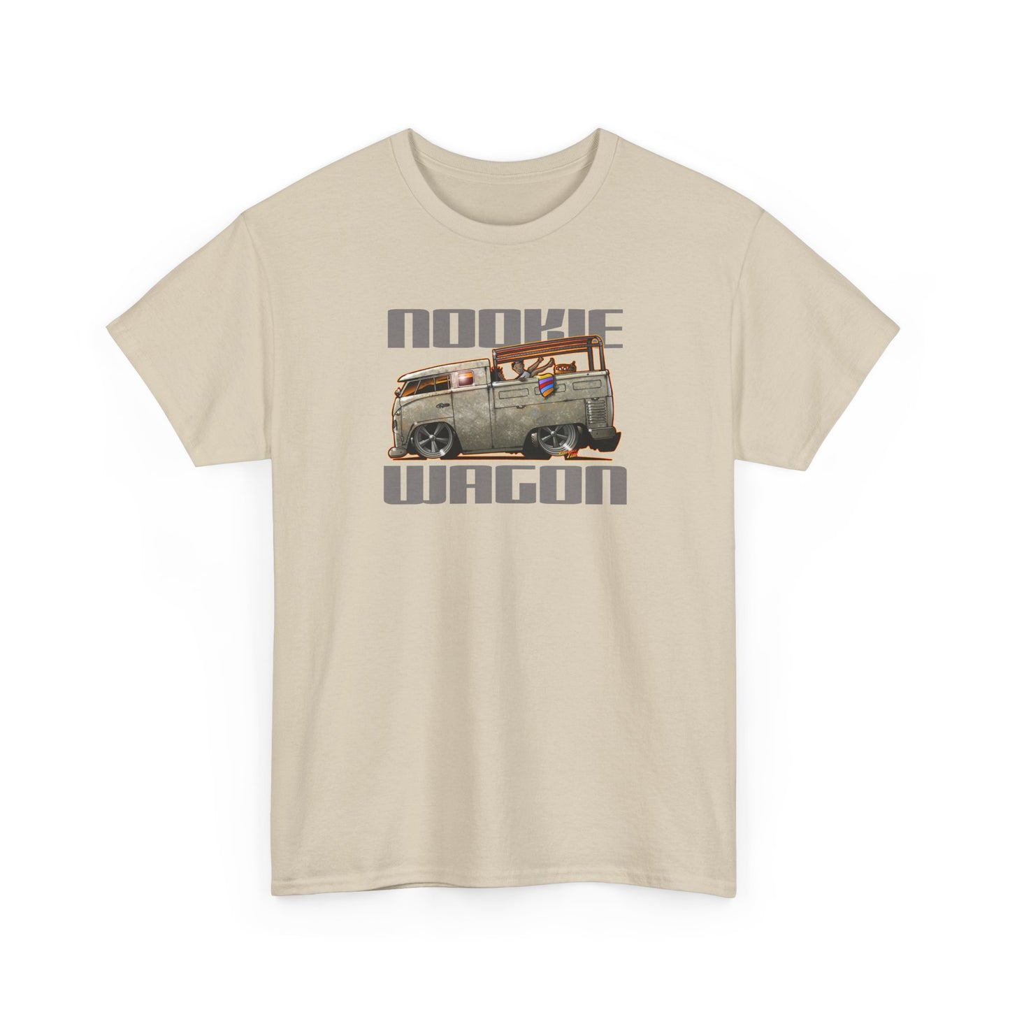 CUSTOM ED FOX VW BUS NOOKIE WAGON Tee Shirt - Multiple Colors