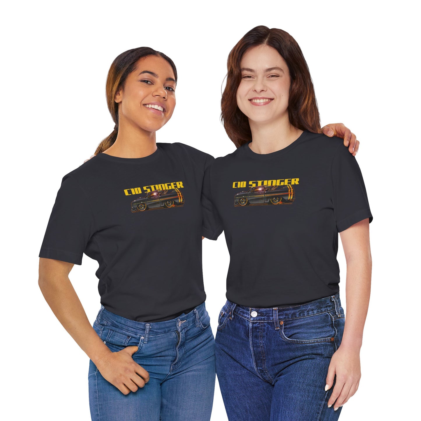 CHEVROLET C10 1960 Stinger Pickup Truck Custom Short Sleeve Tee 8 Colors