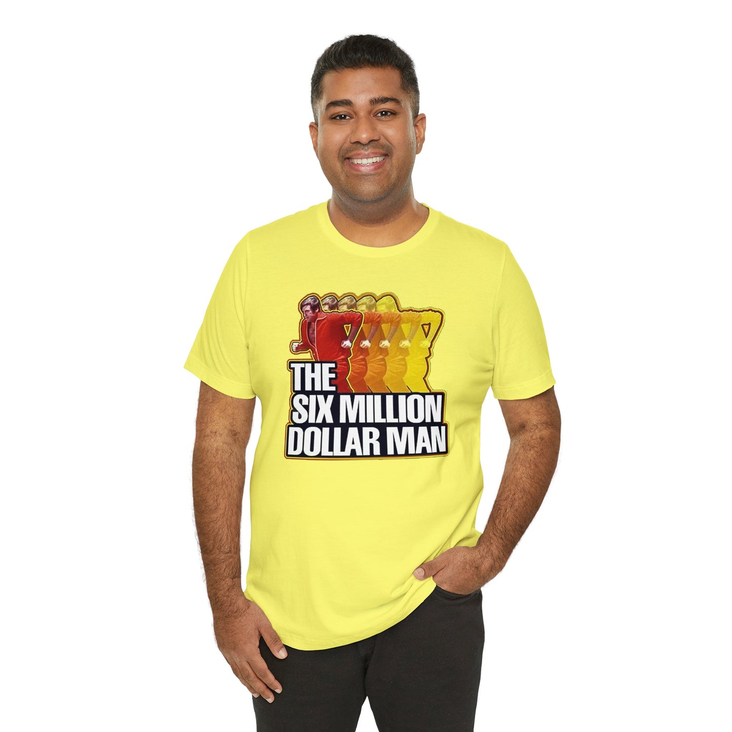 SIX MILLION DOLLAR MAN Unisex Jersey Short Sleeve Tee 12 Colors