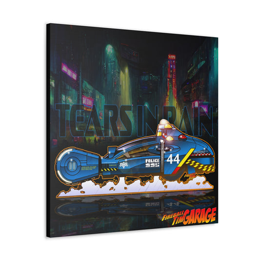 BLADE RUNNER SPINNER Police Car Concept Art Canvas MASTERPRINT 3 Sizes