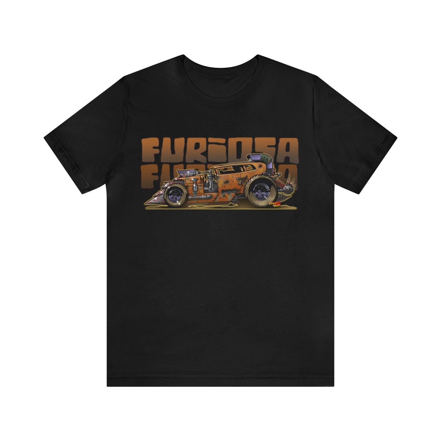 FURIOSA Mad Max Movie Car Hot Rod Jersey Short Sleeve Tee