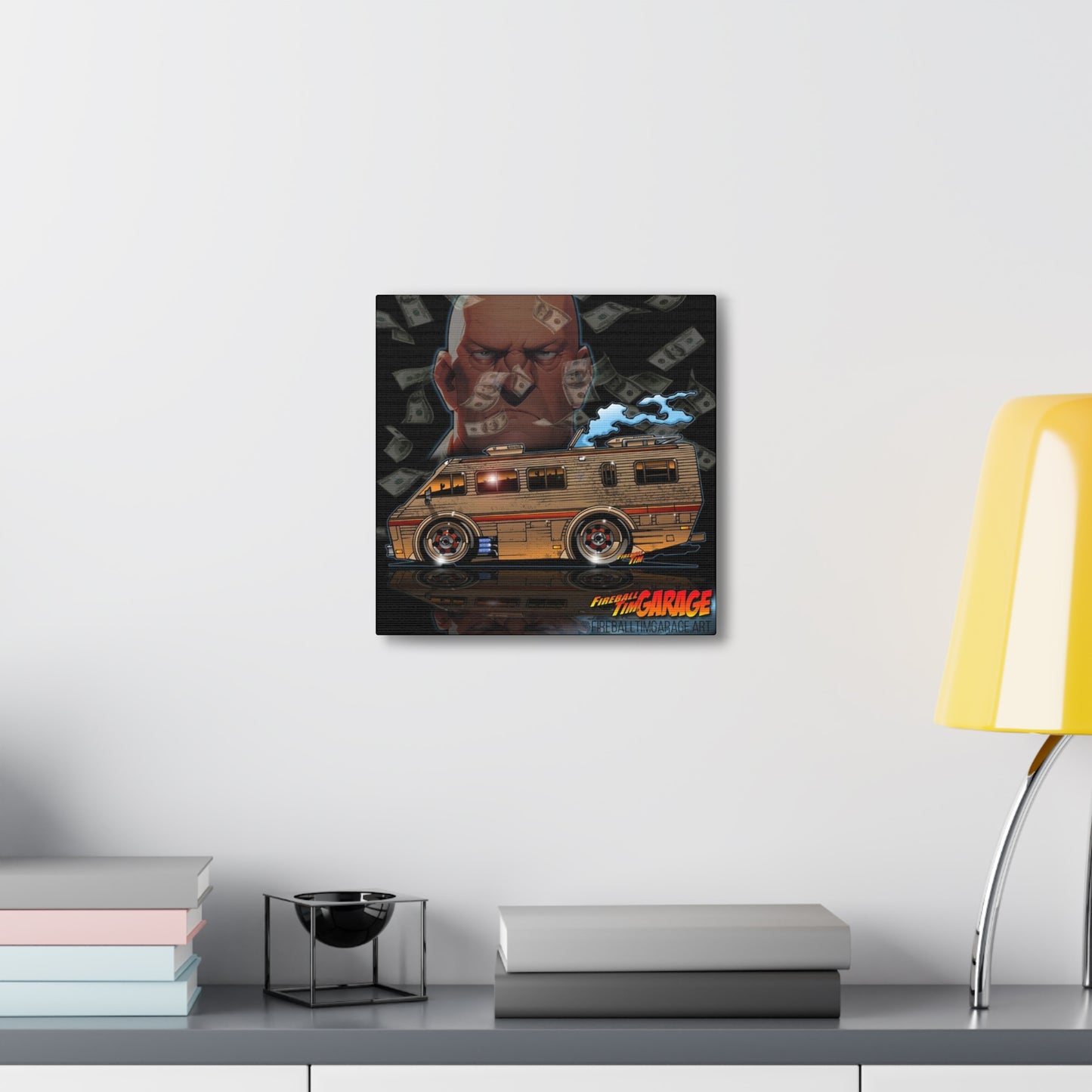 BREAKING BAD WINNEBAGO RV Concept Art Canvas Print Ver2 12x12