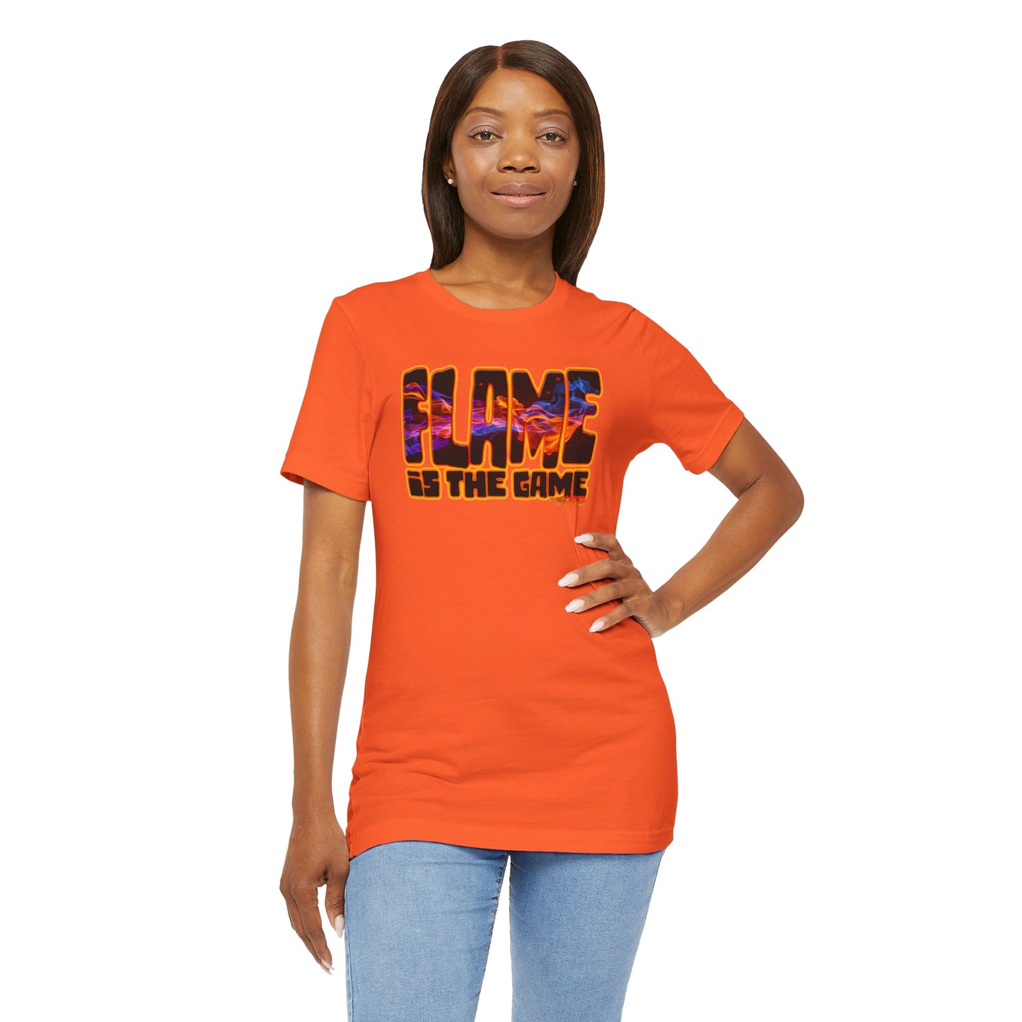 FLAME IS THE GAME Fireball Tim Garage Official Short Sleeve Tee 13 Colors