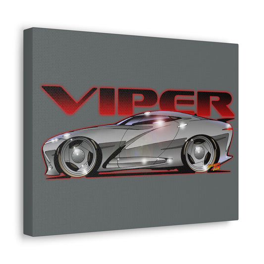 VIPER TV Car Concept Art Canvas Print 11x14