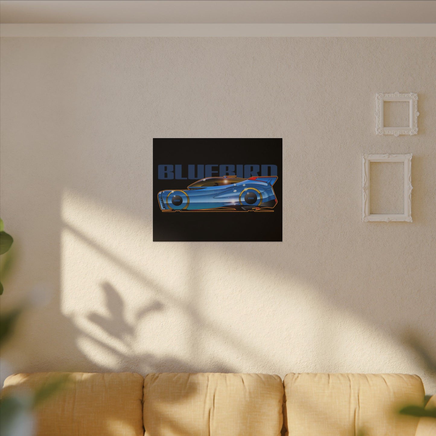 BLUEBIRD FIREBALL CONCEPT Canvas Art Print - 11x14