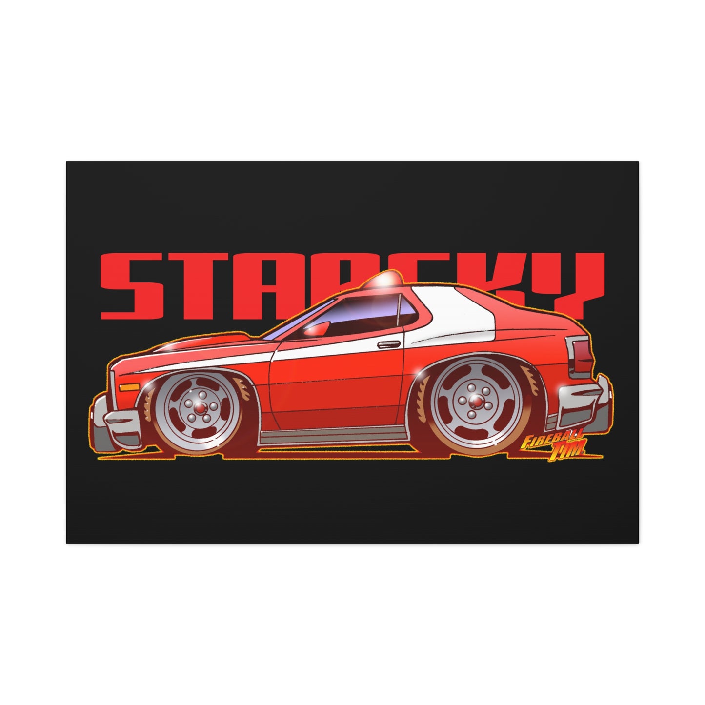 STARSKY Torino Fireball Canvas Art Print - 11x14