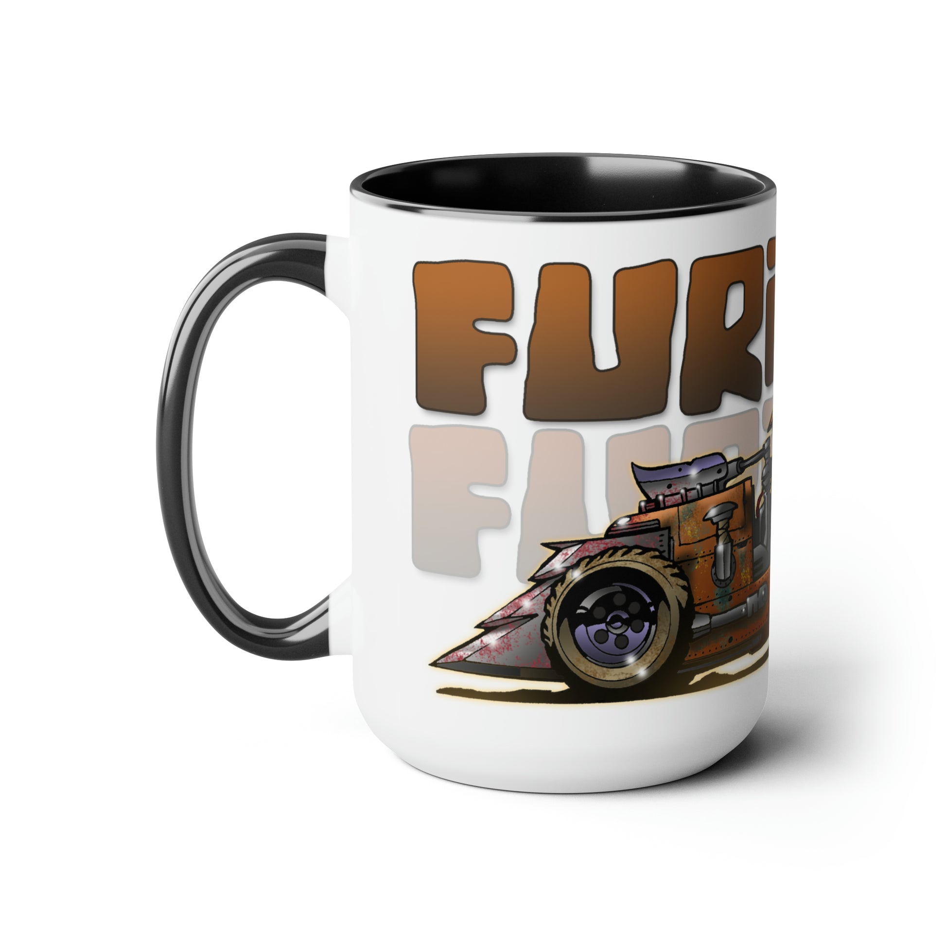 FURIOSA Mad Max Movie Car Hot Rod Coffee Mug 15oz-Mug-Fireball Tim Garage