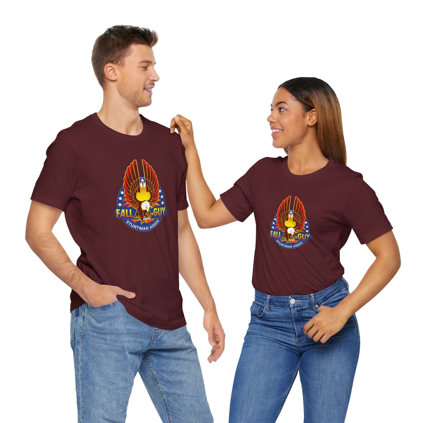 THE FALL GUY Stuntman Association Unisex Jersey Short Sleeve Tee - 12 Colors