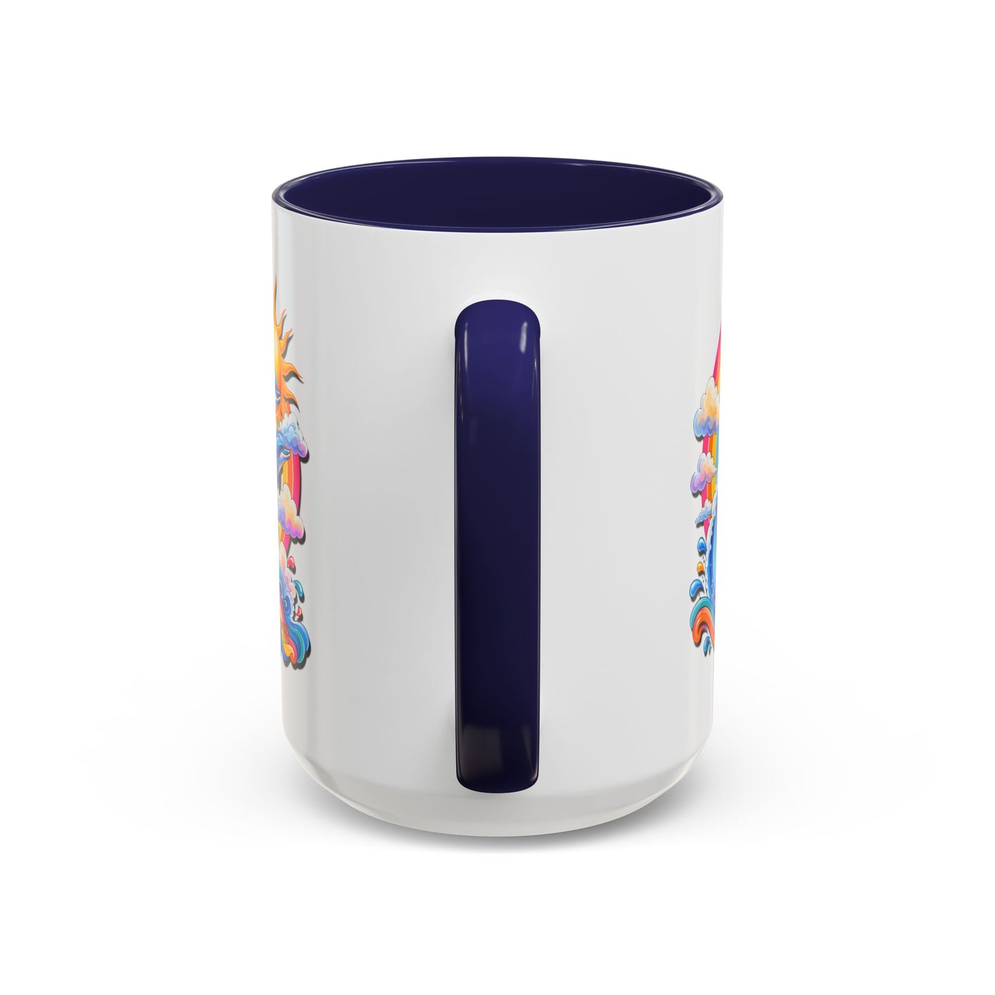 DOLPHIN SPLASH 1 Aquarium Series Fireball Art Coffee Mug - 2 Sizes
