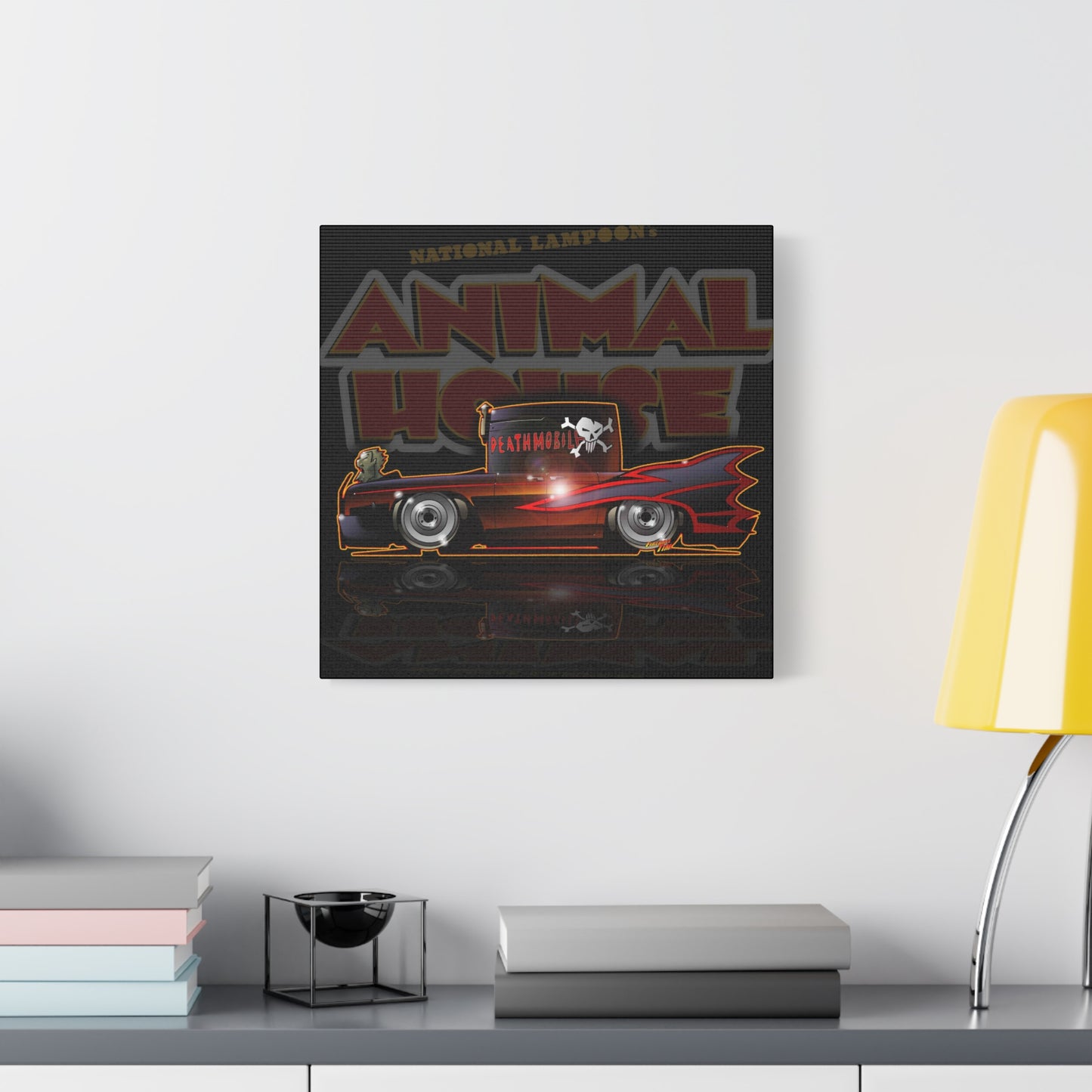 ANIMAL HOUSE DEATHMOBILE Fireball Art Canvas Wall Print