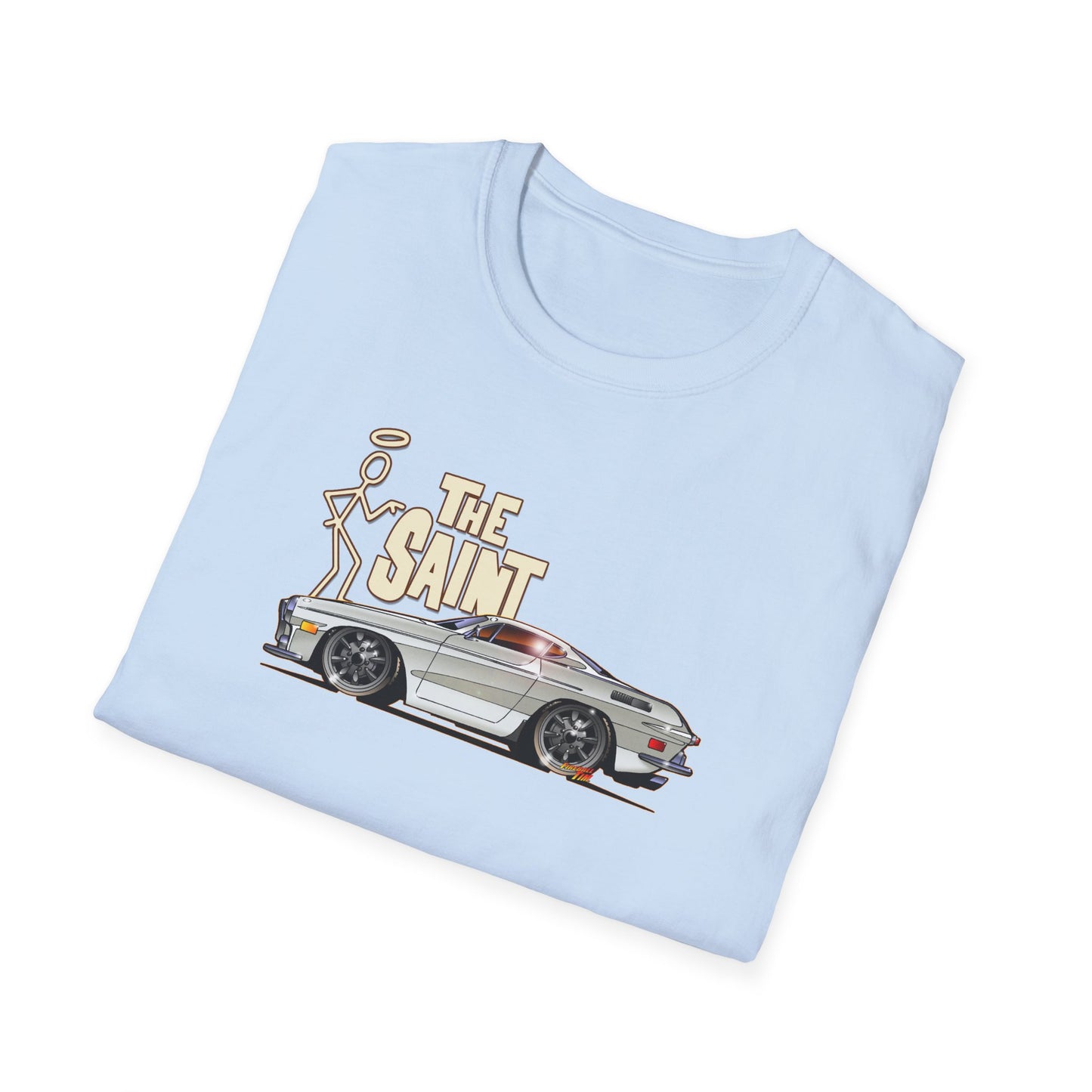 THE SAINT 1967 VOLVO 1800 S ST1 Concept Art Unisex Softstyle T-Shirt 13 Colors