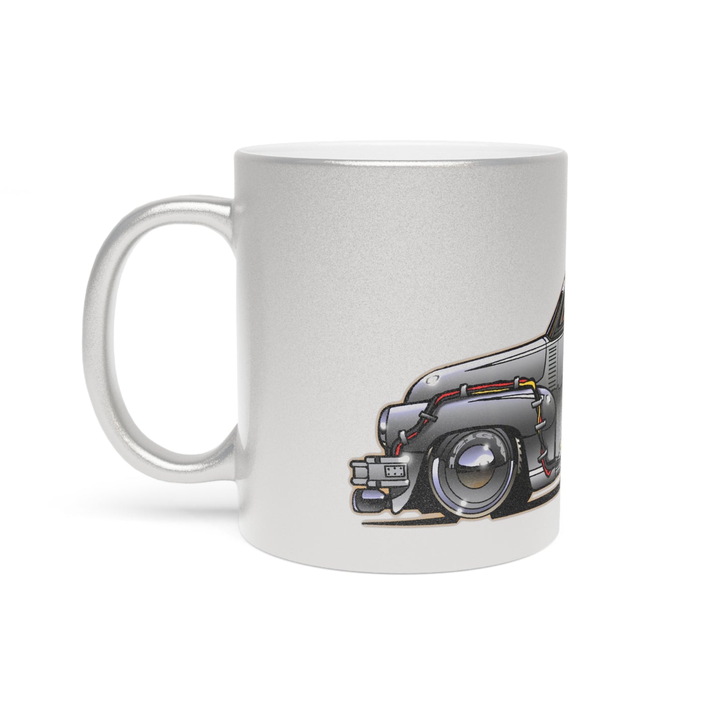 BACK to the FUTURE Chevy 3100 Pickup Movie Car Metallic Silver Mug 11oz