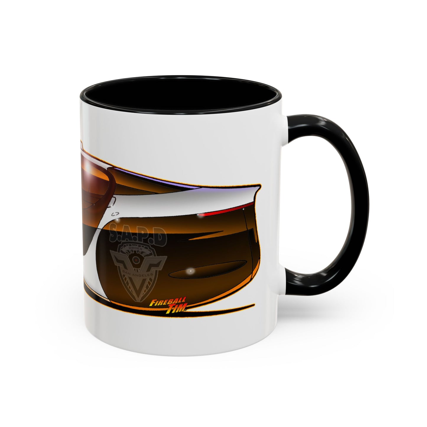 DEMOLITION MAN 2032 Police Cruiser Concept Art Coffee Mug 2 Sizes