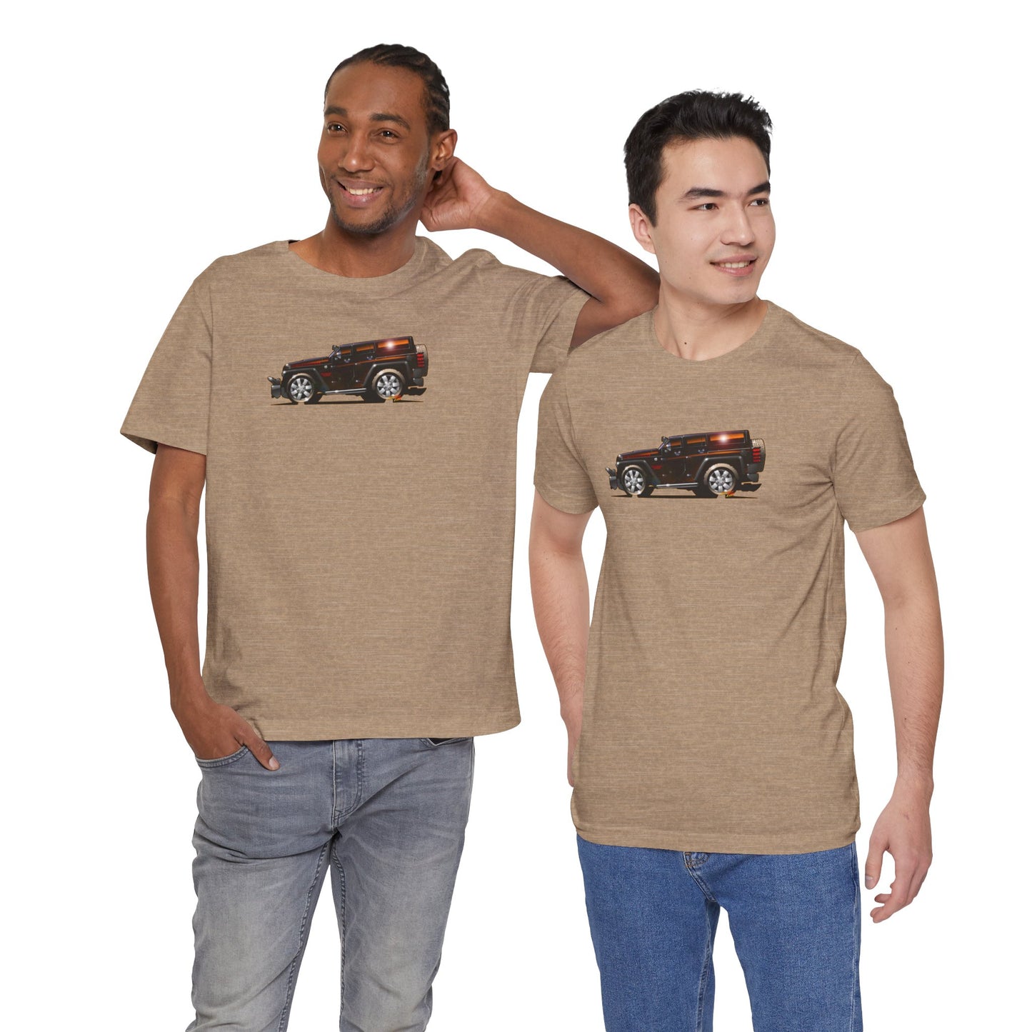 JEEP WRANGLER SAHARA BLACKHORSE Concept Art Short Sleeve Tee 11 Colors