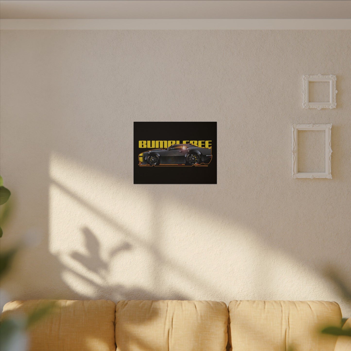 TRANSFORMERS BUMBLEBEE 1967 Camaro Fireball Art Canvas Print