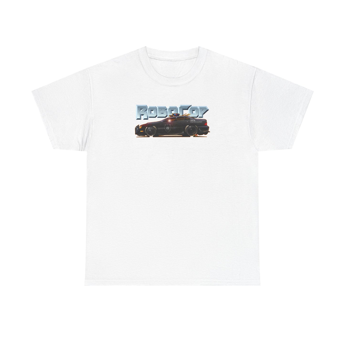 ROBOCOP Taurus Police Car Fireball Art Tee Shirt - Multiple Colors