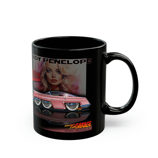 THUNDERBIRDS TV Show Lady Penelope Fab 1 Garage Coffee Mug 11oz-Mug-Fireball Tim Garage