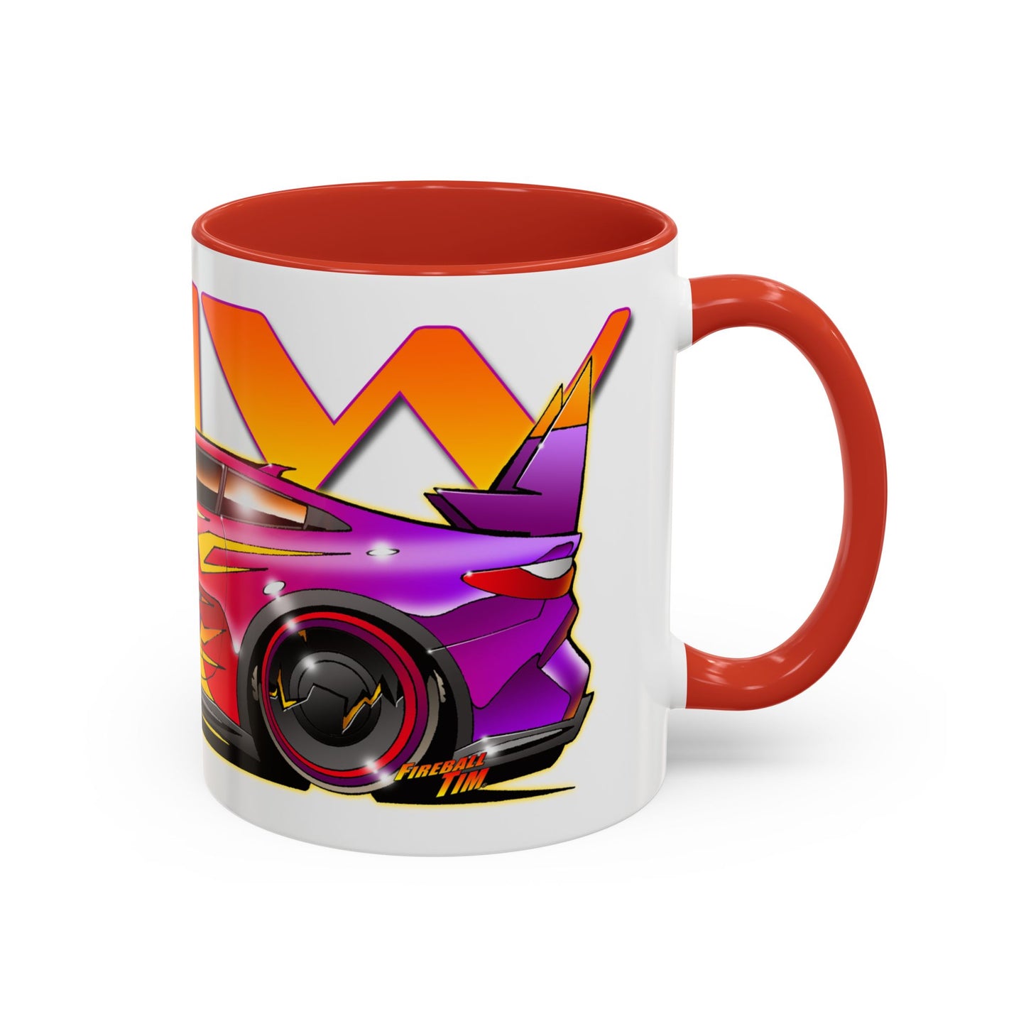 BMW M4 CUSTOM Collectible Fireball Art Coffee Mug 2 Sizes
