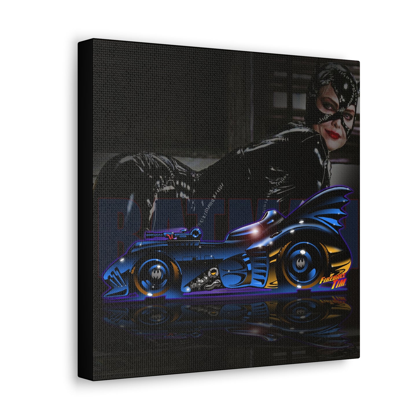 BATMOBILE 1989 CATWOMAN Concept Art Canvas MASTERPRINT 3 Sizes