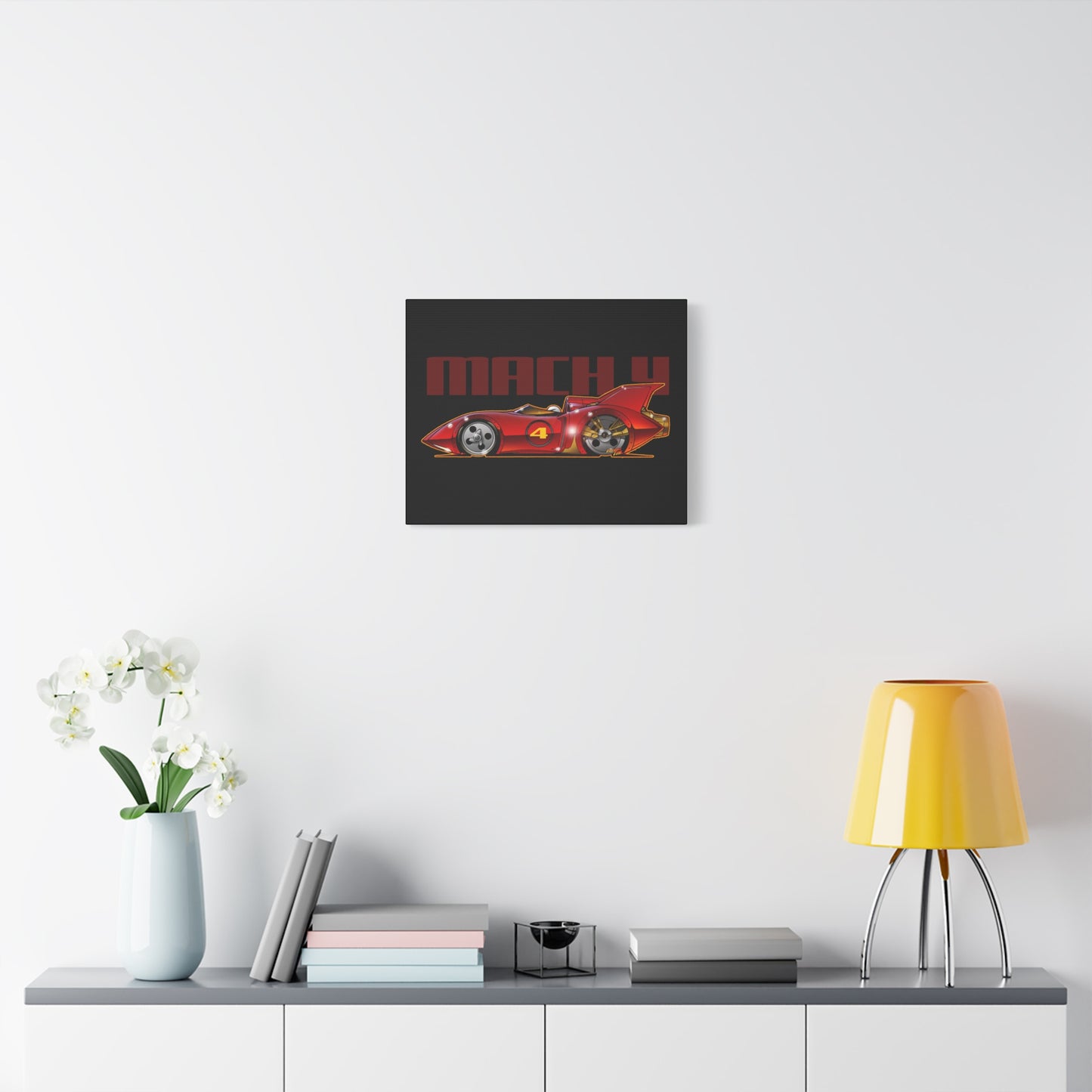 SPEED RACER MACH 4 Fireball Art Canvas Wall Print