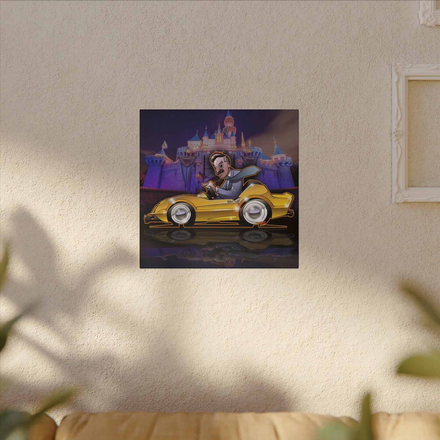 AUTOPIA CLASSIC Walt Disney Fireball Art Canvas Print